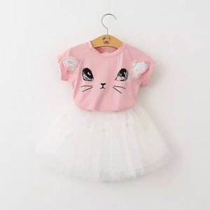 Tolddler baby girl cute clothing set